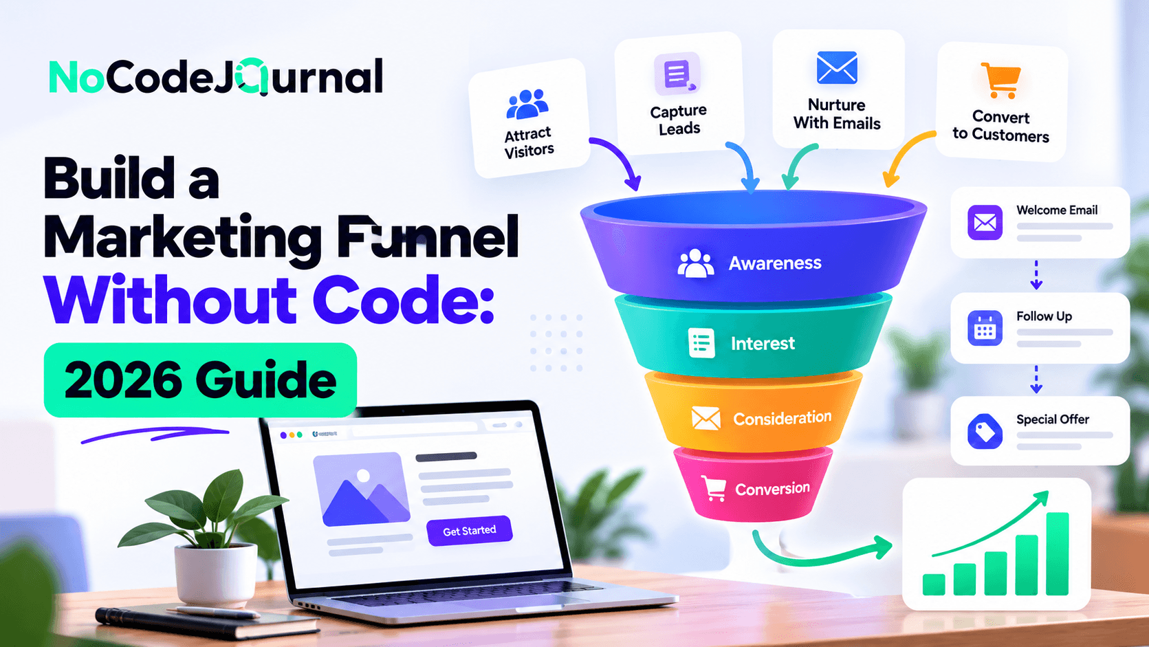 How to Build a Marketing Funnel Without Code in 2026