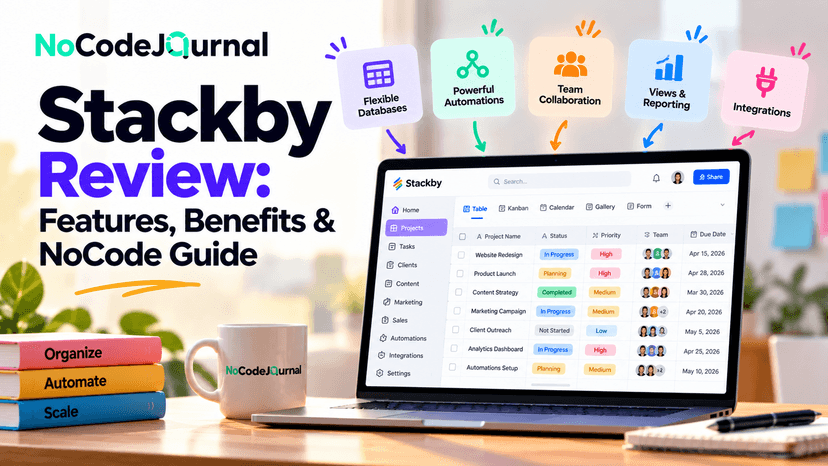 Stackby Review: Features, Benefits & NoCode Guide