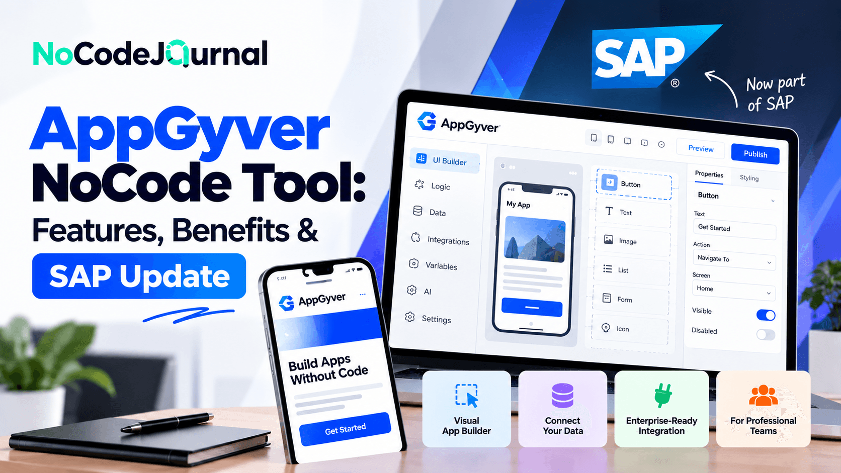 AppGyver NoCode Tool: Features, Benefits & SAP Update